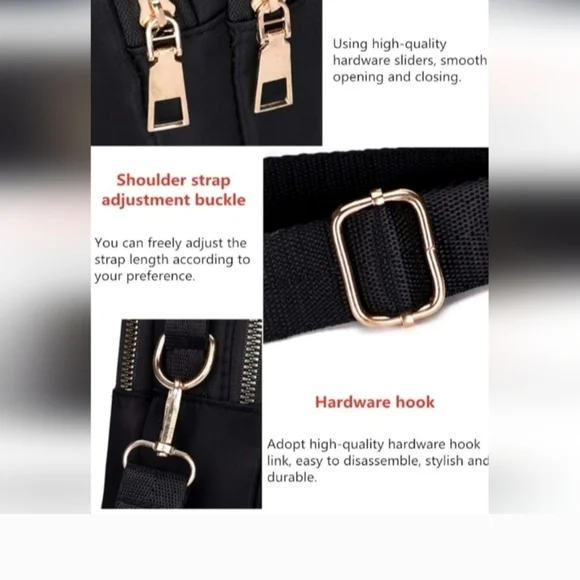 Elegant Black Women's Bag - Picture 5 of 6